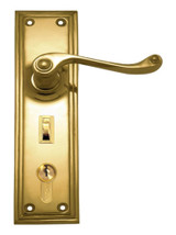 Superior Brass Entrance Lever 40 myLK 50mm