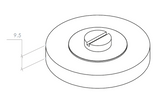 Aspen Lever Tub. Latch Priv. Set
