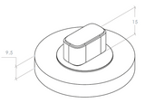 Aspen Lever Tub. Latch Priv. Set