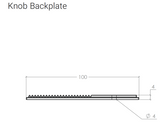 Barrington Backplate - Knob