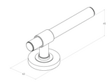 Belgravia Lvr Brass Latch Pass. Set