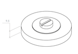 Belgravia Lvr Brass Latch Priv. Set