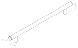 Bellevue Knurl Entry Pull Handle