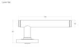 Bellevue Lined Lvr Mort Pass. Set