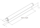 Brighton Knurled Pull Handle