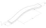 Calin Timber Bow Handle 160mm