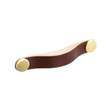 Flexa Leather D Handle Brown 160mm