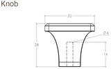 George D Handle Pewter
