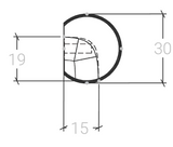 Manhattan Lined Pull Handle