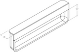 Moule Edge Flush Pull 128mm