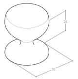 New Hampton Round Knob 32mm