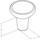 Raviolo Round Knob 29mm