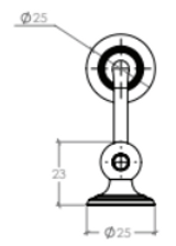 Tomi Swivel Bail Natural Iron