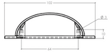 Trafalgar Cup Pull 64mm