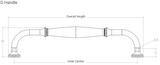 Winchester D Handle Pewter
