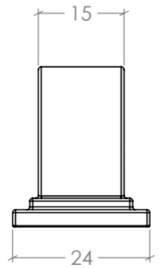 Windsor D Handle Pewter