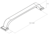 Windsor D Handle Pewter