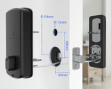 Austyle 59409 Dead Bolt Set - Black