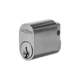 Lockwood C4 570 Australian Oval Cylinder with V Cam 5kd - Satin Chrome