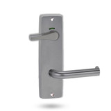 Lockwood 1941 Square End Plate Privacy Indicating DDA Turn & 104 Lever - Satin Chrome