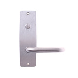 Lockwood 1903 Square End Plate with Emergency Turn & 70 Lever - Satin Chrome