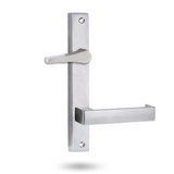 Lockwood 4739 Square End Plate with Accessible Turn & 111 Lever - Satin Chrome