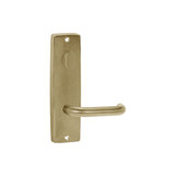 Lockwood 1904 Square End Plate with Turn & 70 Lever - Satin Brass