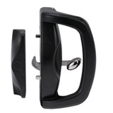 Whitco Blaxland Non Keyed Slim Outer Pull Uni Strike - Black