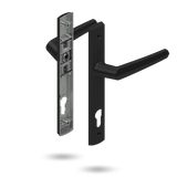 Lockwood Palladium Double Cylinder Set 85mm Pitch & 27 Lever - Black