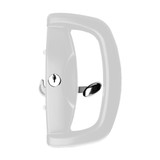 Whitco Blaxland Double Cylinder Slim Outer Pull Uni Strike Wht