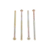 Lockwood Furniture Mount - Satin Chrome Screw M4x120 (Box of 10)