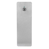 Lockwood 214 Exterior Plate with Privacy Indicator Emergency Turn - Satin Stainess Steel
