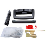 Lockwood Onyx D Handle/Slim Pull Surface Fix Strike 5-Pin Cylinder - Black