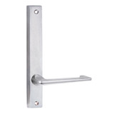 Lockwood 4905/132SC - Interior Narrow Plate - Square-End Brass - Lever 132 - Satin Chrome