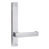 Lockwood 4905/112SC - Interior Narrow Plate - Square-End Brass - Lever 112 - Satin Chrome
