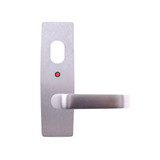 Lockwood 1820 Square End Plate with Cylinder Hole & LED & 74 Lever - Satin Chrome