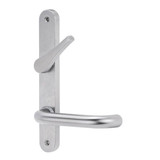 Lockwood 5739 Round End Plate with Accessible Turn & 70 Lever - Satin Chrome