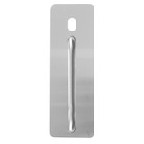 Lockwood 214 Exterior Plate with Cylinder Hole & P3 Pull Handle - Satin Stainess Steel