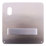 Lockwood 203 Interior Plate with Cylinder Hole & 90 Lever - Left Hand - Satin Stainess Steel