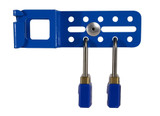 Lockwood Covered Supervisor Hasp 10 Hole Blue