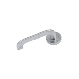 Lockwood Symphony 115 Lever On Interior Round Rose Half Set - Satin Chrome
