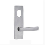 Lockwood 1801 Square End Plate with Cylinder Hole & 101 Lever - Satin Chrome