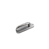 Lockwood 2905/180SC - Interior Round-End Brass Plate - Lever Only - Lever 180 - Satin Chrome