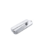 Lockwood 2905/166SC - Interior Round-End Brass Plate - Lever Only - Lever 166 - Satin Chrome