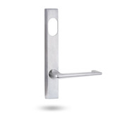 Lockwood 4801 Square End Plate with Cylinder Hole & 132 Lever - Satin Chrome