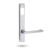 Lockwood 4801 Square End Plate with Cylinder Hole & 118 Lever - Satin Chrome