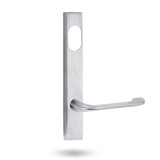 Lockwood 4801 Square End Plate with Cylinder Hole & 115 Lever - Satin Chrome