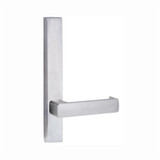 Lockwood 4805/76SC - Exterior Narrow Plate - Square-End Brass - Lever 76 - Satin Chrome
