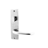 Lockwood 1904 Square End Plate with Turn & 70 Lever - Chrome Plate