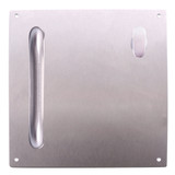 Lockwood 201 Interior Plate with Turn & P1 Pull Handle - Right Hand - Satin Stainess Steel